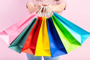 Produto Sacola de Papel Colorida